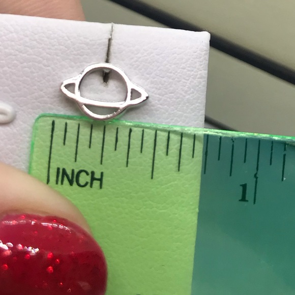 Sterling Silver 925 Star Stud Earrings - Picture 3 of 3